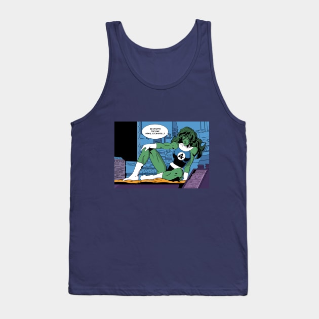 She-Hulk Fatastic Four. Tank Top by Eternal Oak Store's